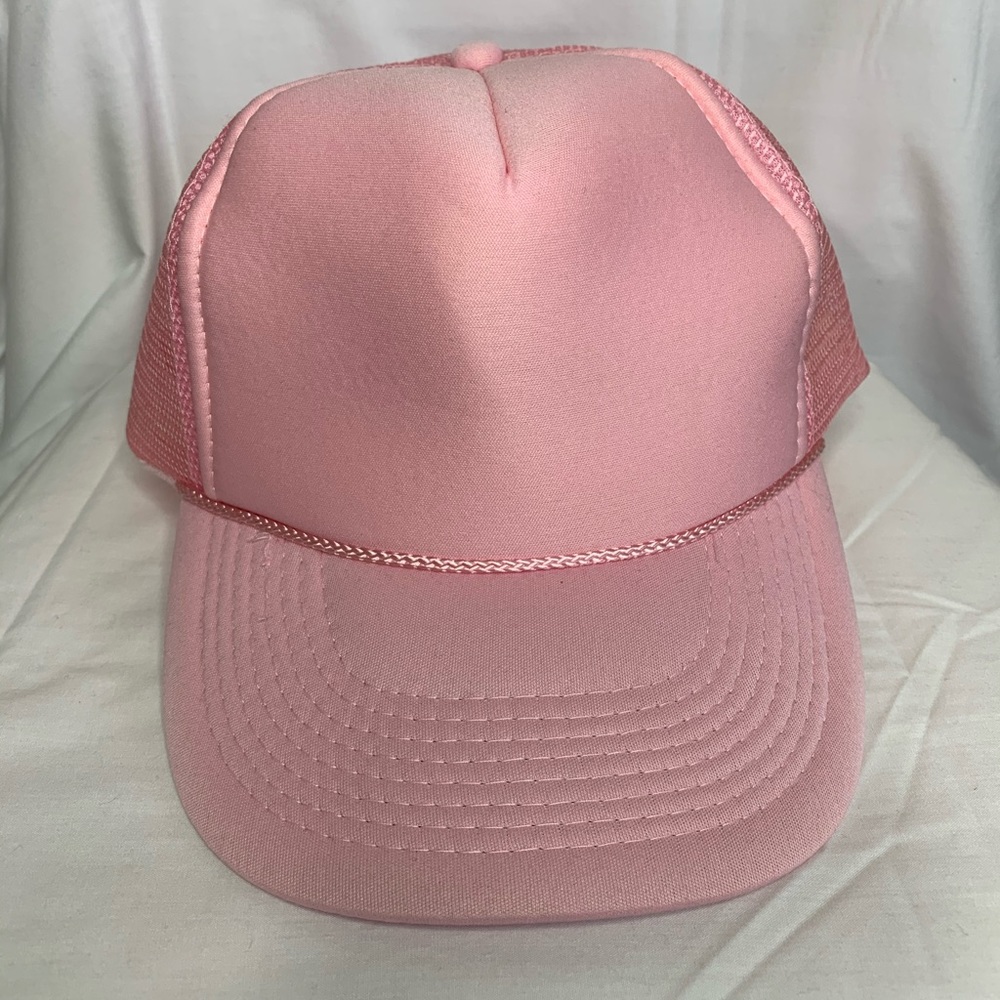 Soft Pink Netted SnapBack